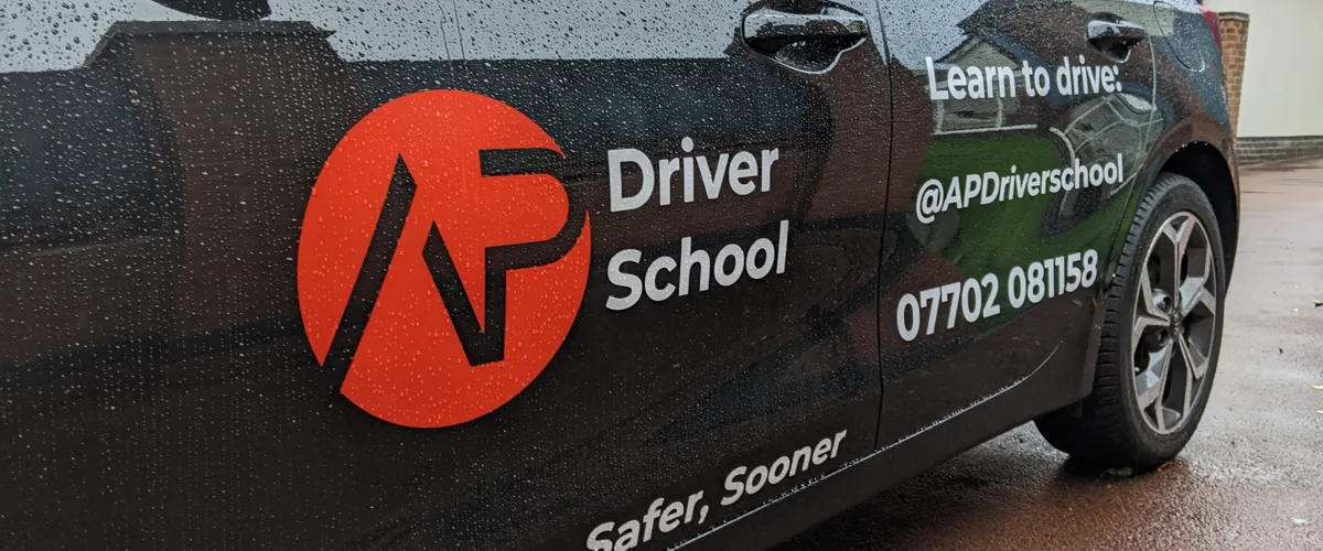 AP Driver School car with logo
